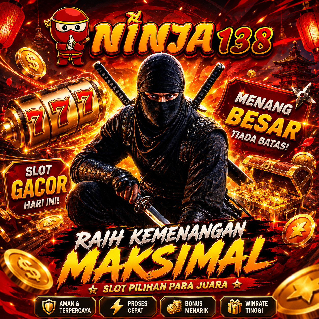 NINJA138 Front Black 